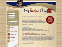 Tablet Screenshot of myteachersite.com